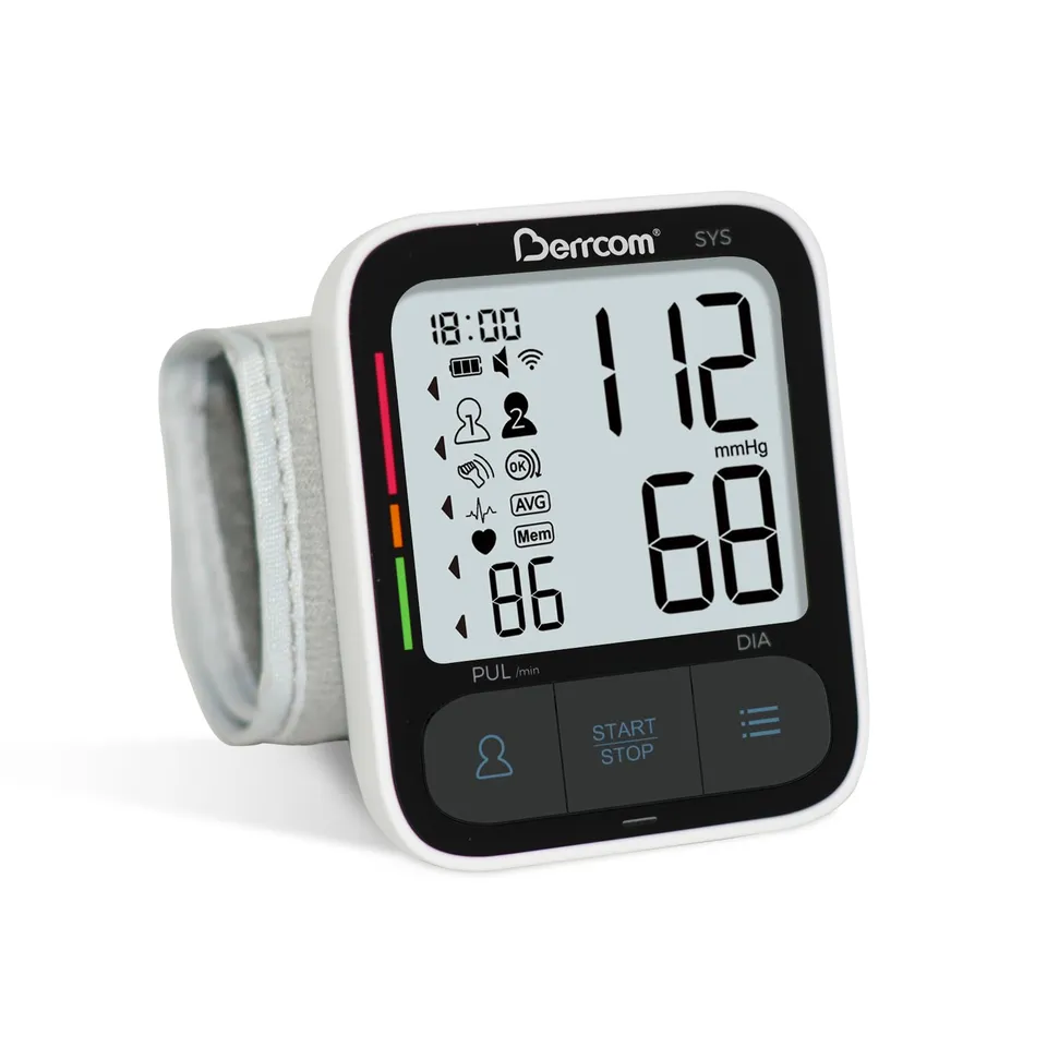 berrcom-digitales-handgelenk-blutdruckmessger-t-mit-lcd-anzeige image 1