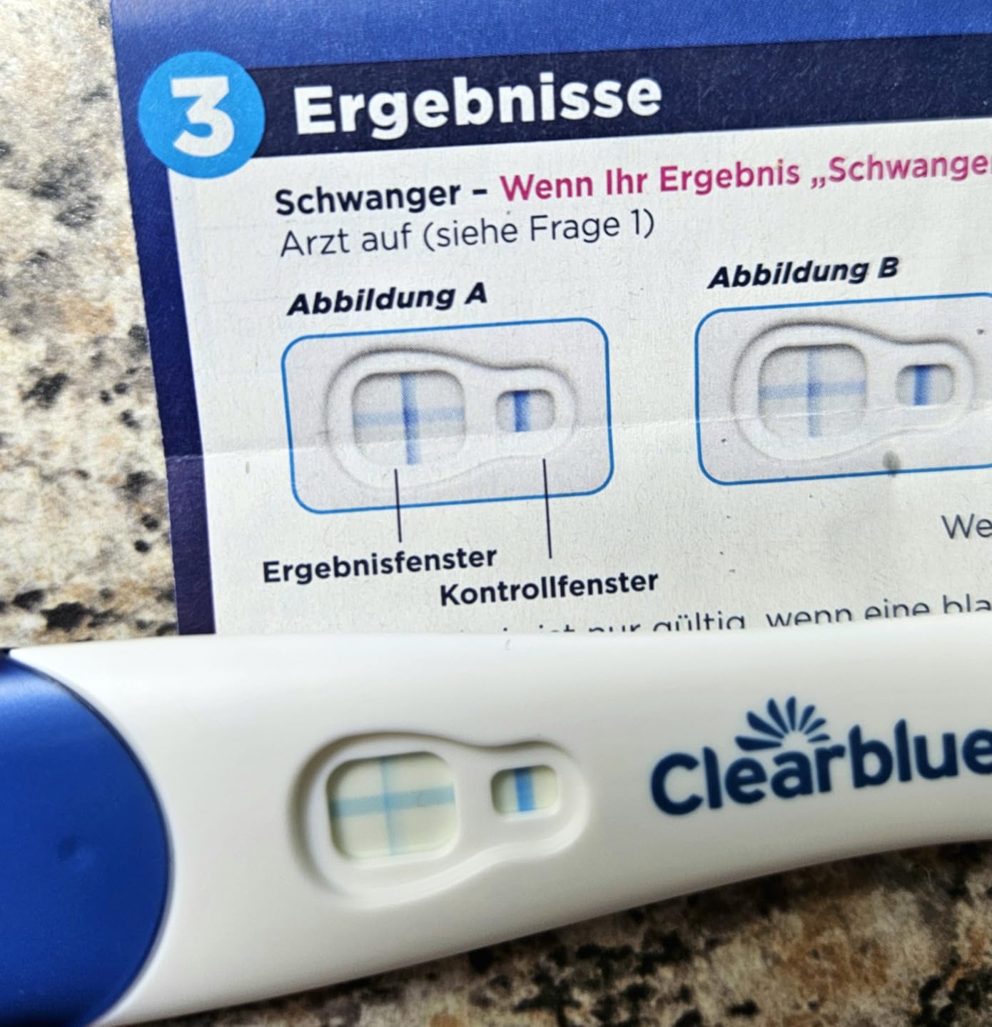Nach einer Minute Gewissheit
