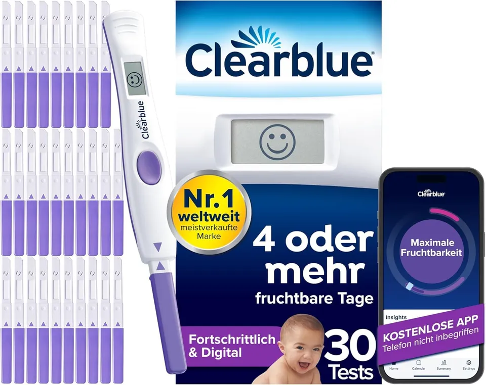 clearblue-ovulationstest-fortschrittlich-digital-30-tests-halterung image 1
