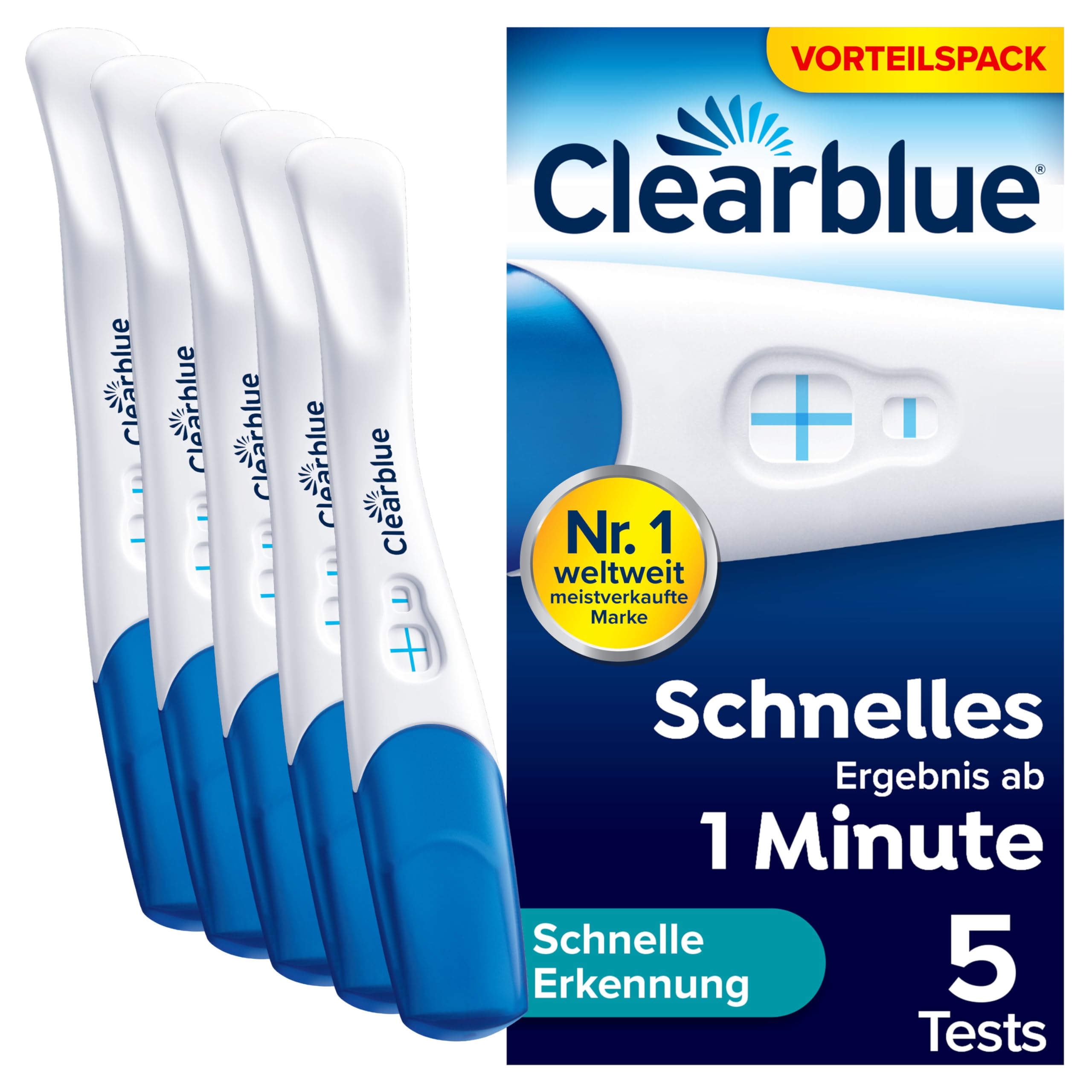 clearblue-schwangerschaftstest-schnelle-erkennung-5-tests image 1