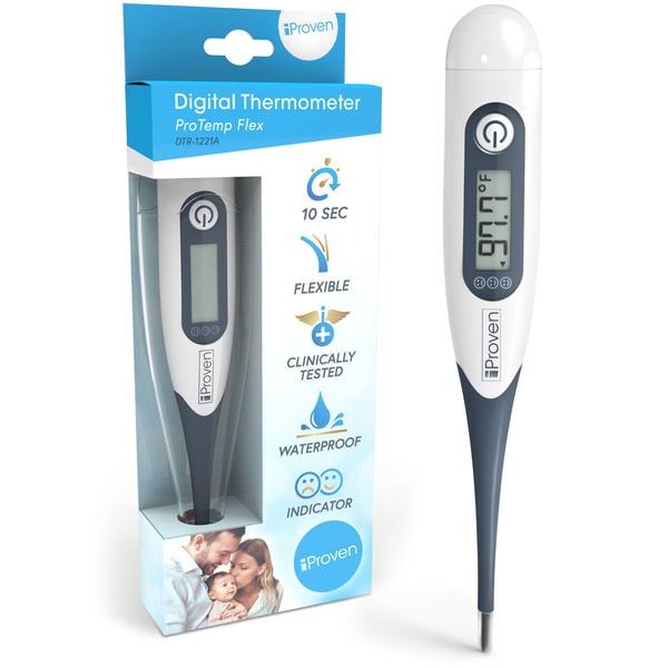 iproven-oral-thermometer-mit-flexibler-spitze-und-fieberalarm image 1