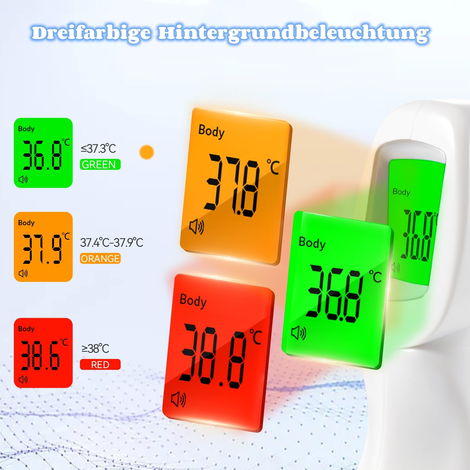 berrcom-stirnthermometer-kontaktlos-infrarot-3-in-1-mit-fieberalarm image 2