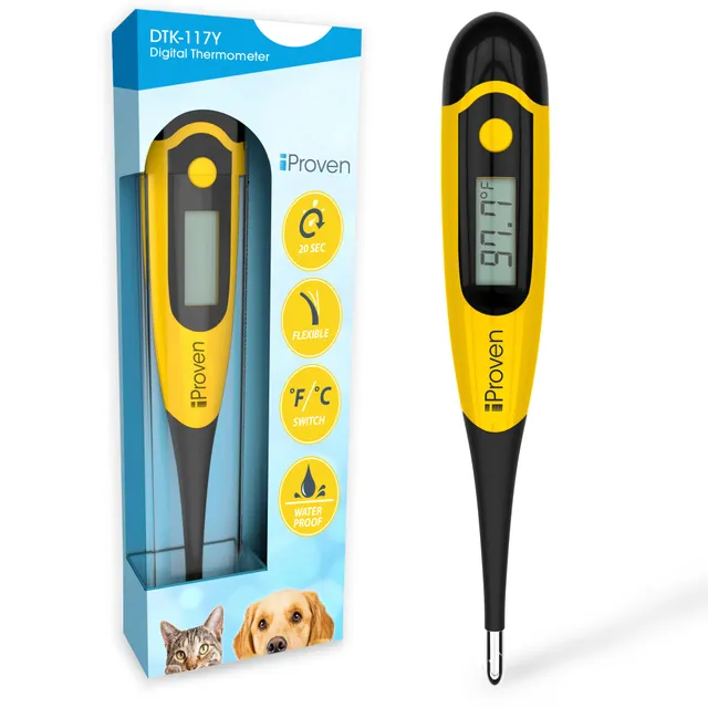 iproven-dt-k117y-tierthermometer-hund-katze-wasserdicht image 1