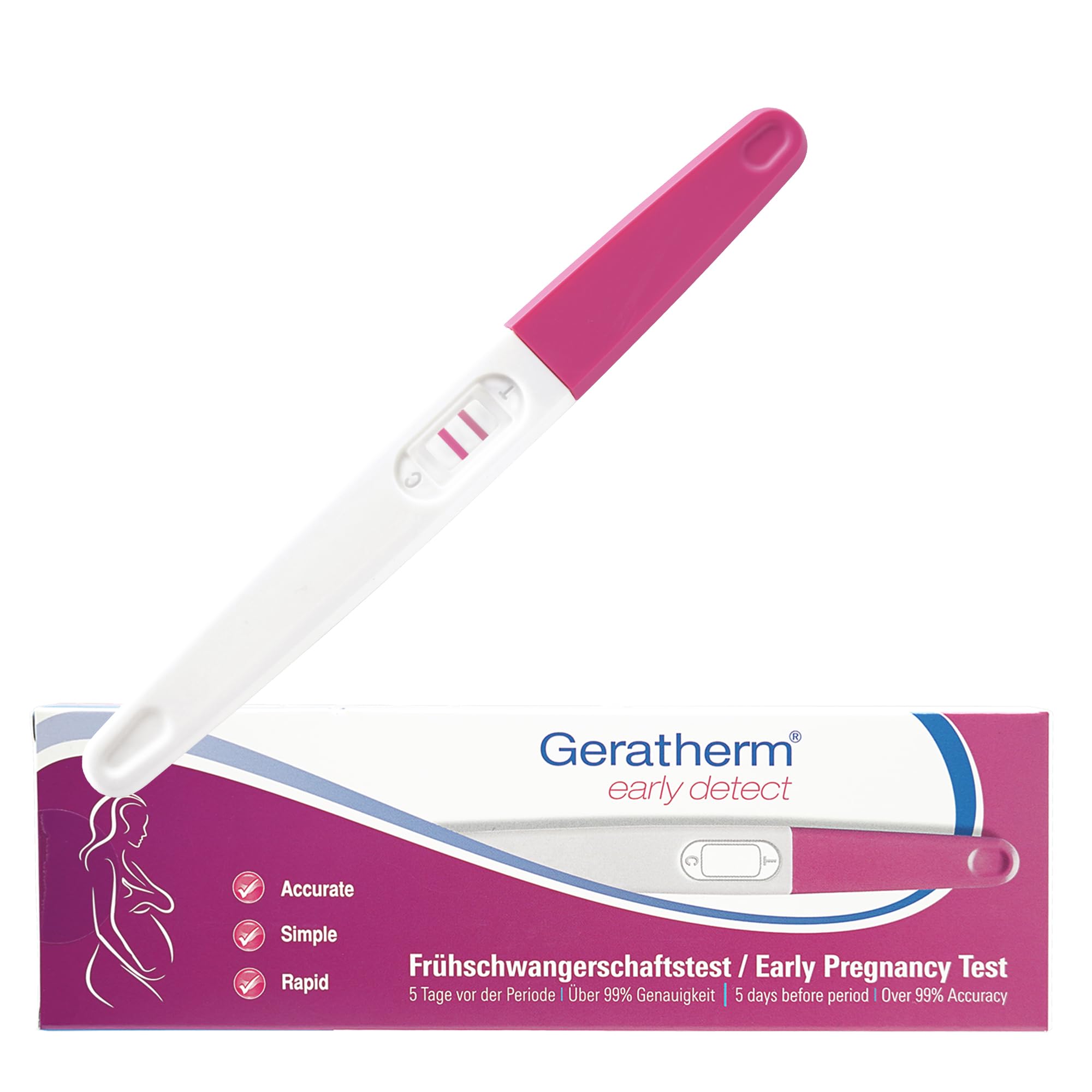 geratherm-early-detect-schwangerschafts-fr-htest-mittelstrahl-10-miu-ml image 1