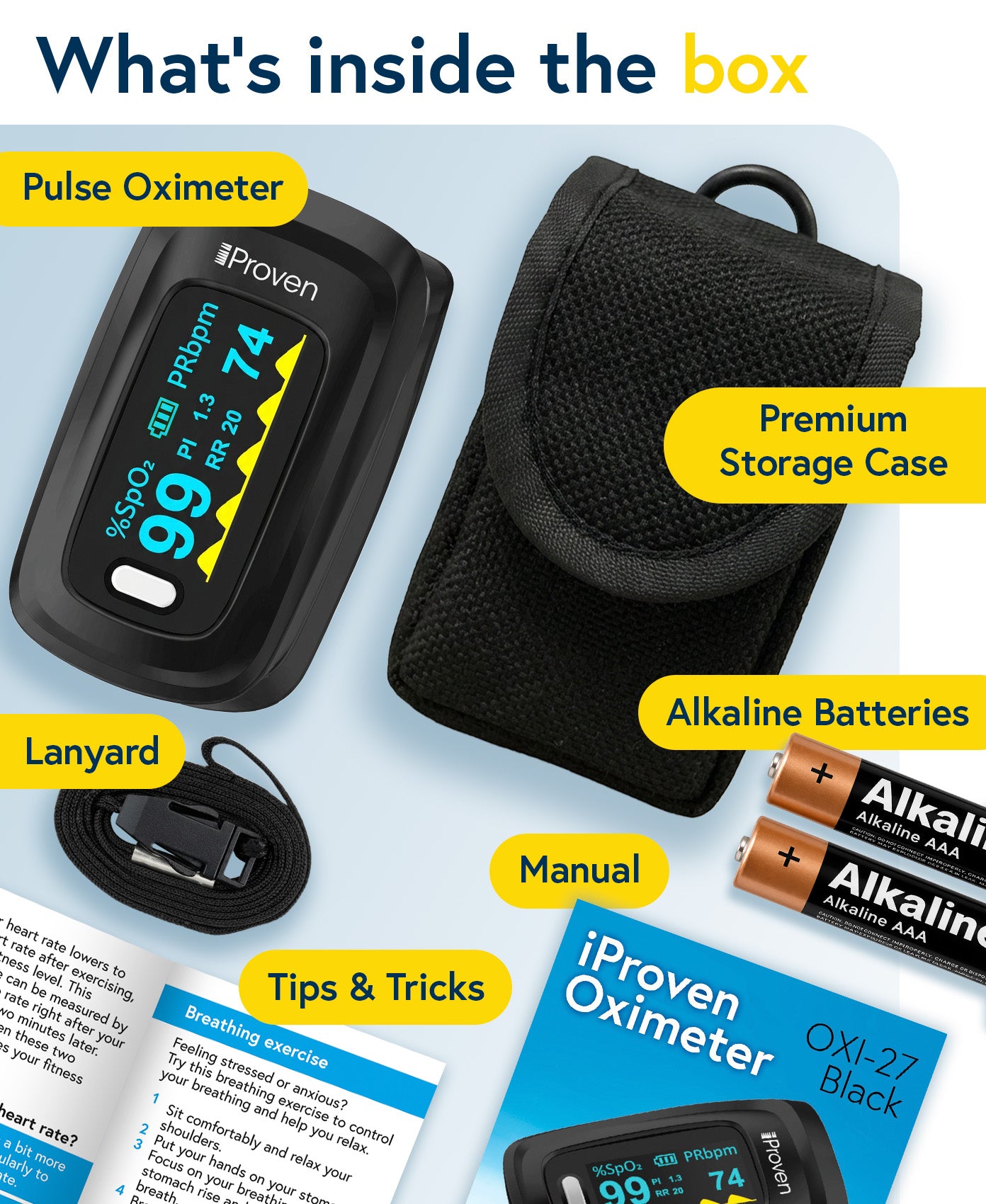 iproven-oxi-27-finger-pulsoximeter-mit-batterien-etui-und-lanyard image 6