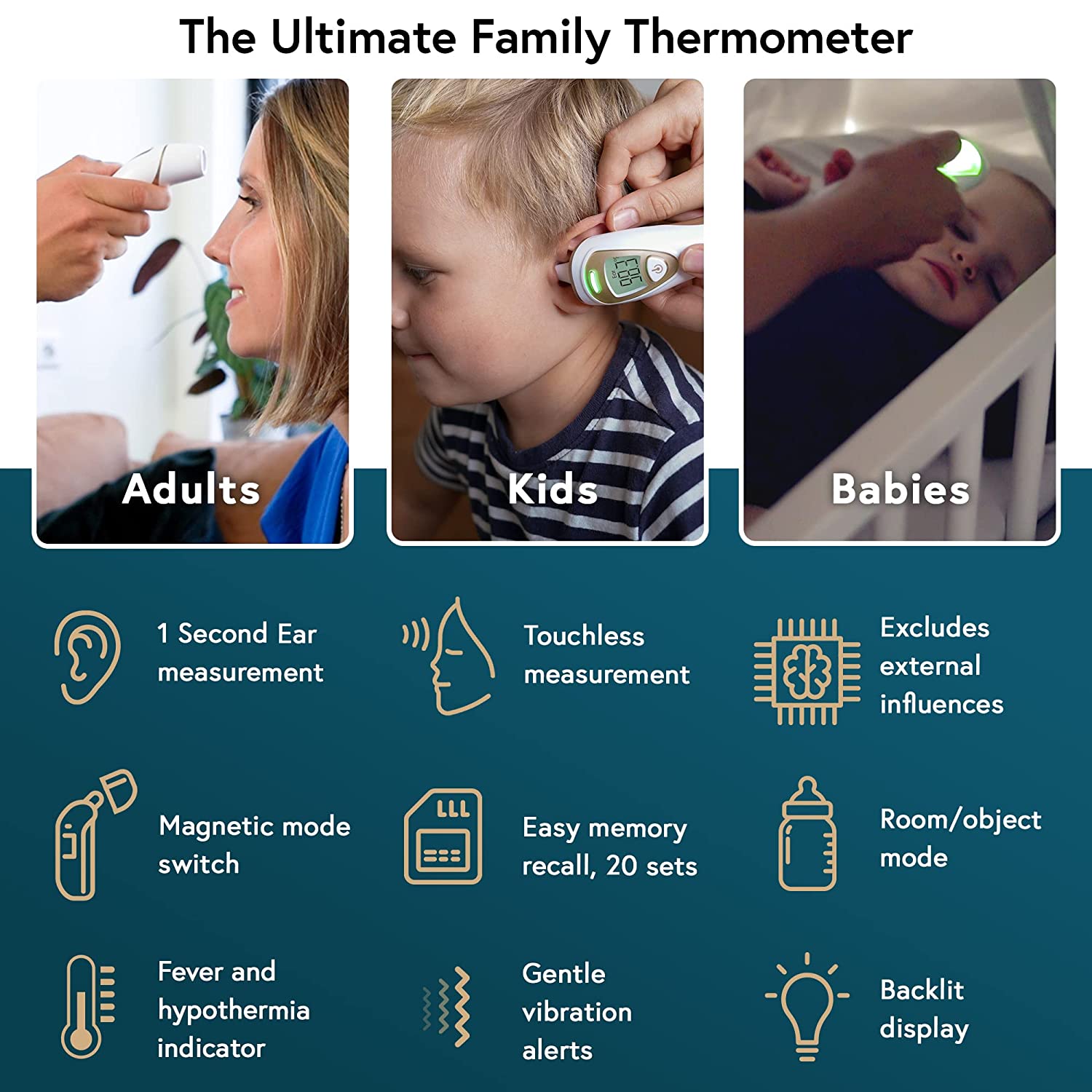 iproven-dmt-77-no-touch-stirnthermometer-infrarot-mit-ohr-modus-und-fieberalarm image 3