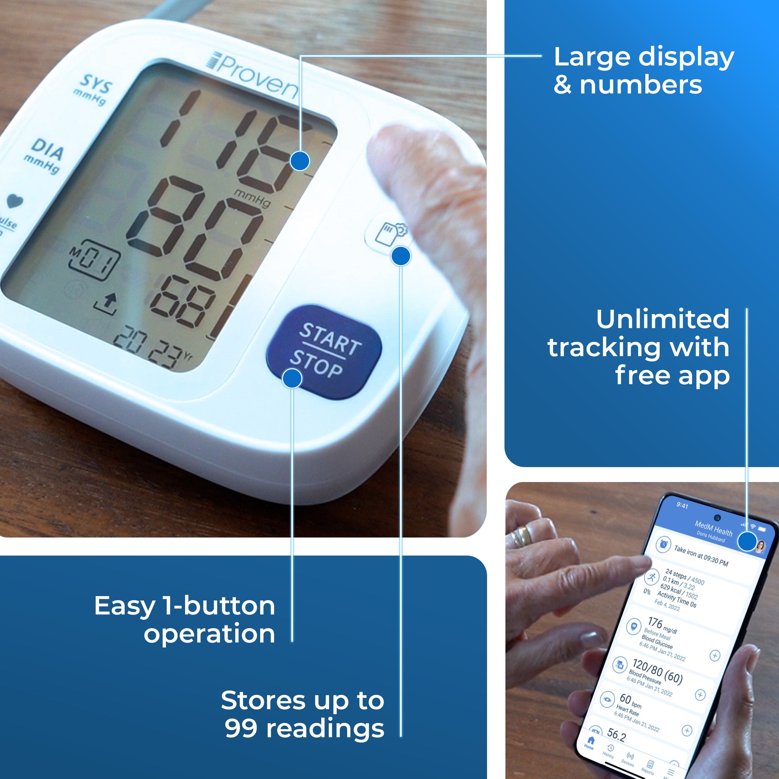 iproven-oberarm-blutdruckmessger-t-bpm-35-mit-bluetooth image 2