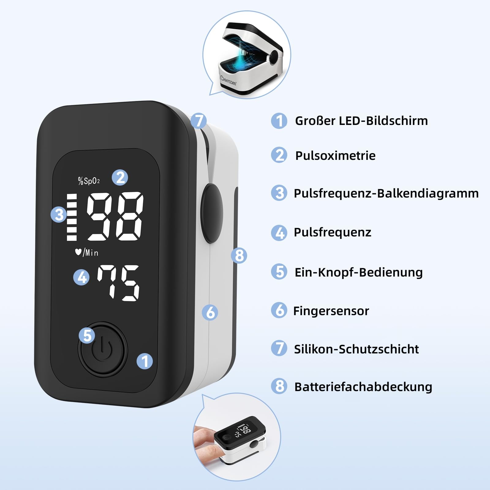 berrcom-pulsoximeter-finger-spo2-und-puls-monitor-mit-batterien image 6