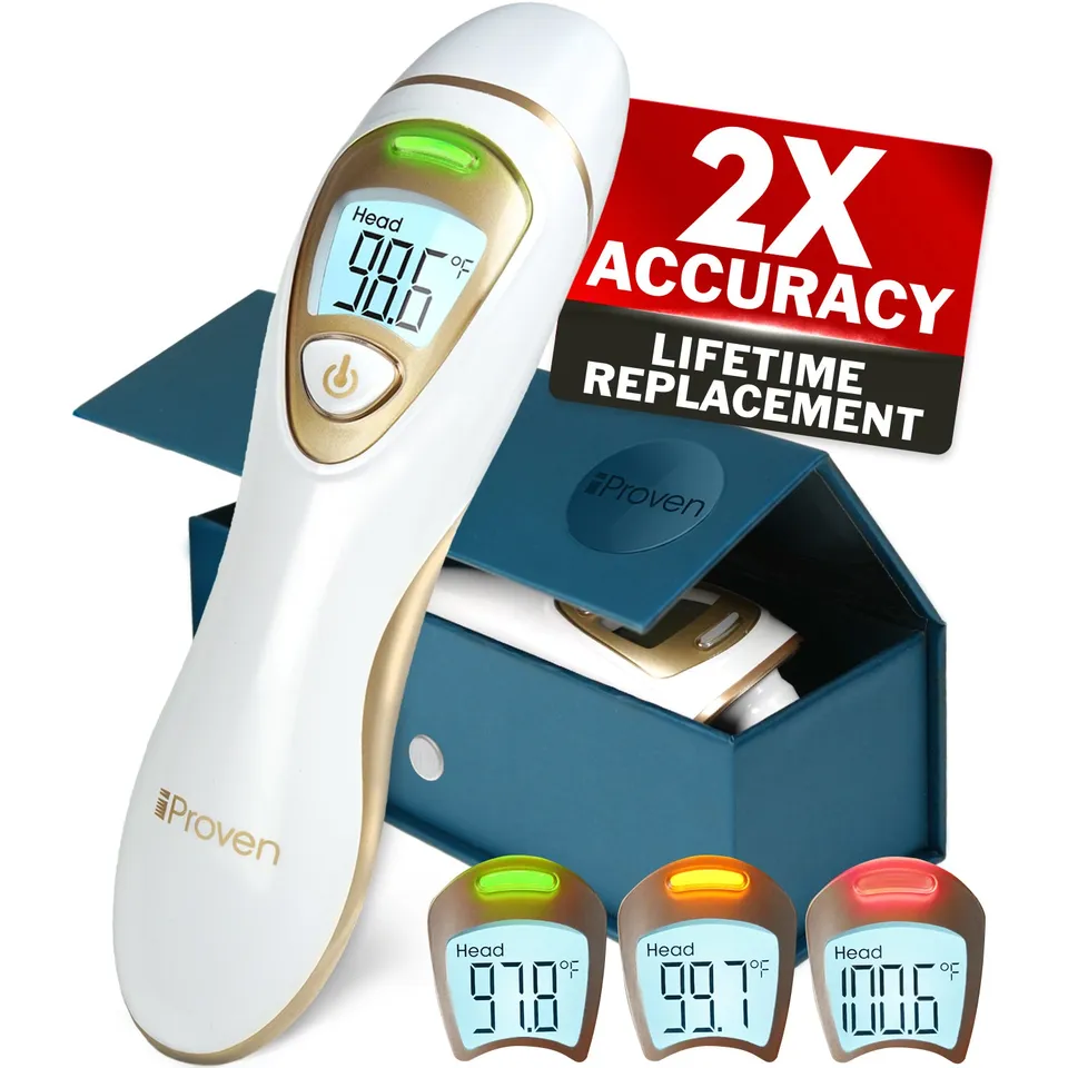 iproven-dmt-77-no-touch-stirnthermometer-infrarot-mit-ohr-modus-und-fieberalarm image 1