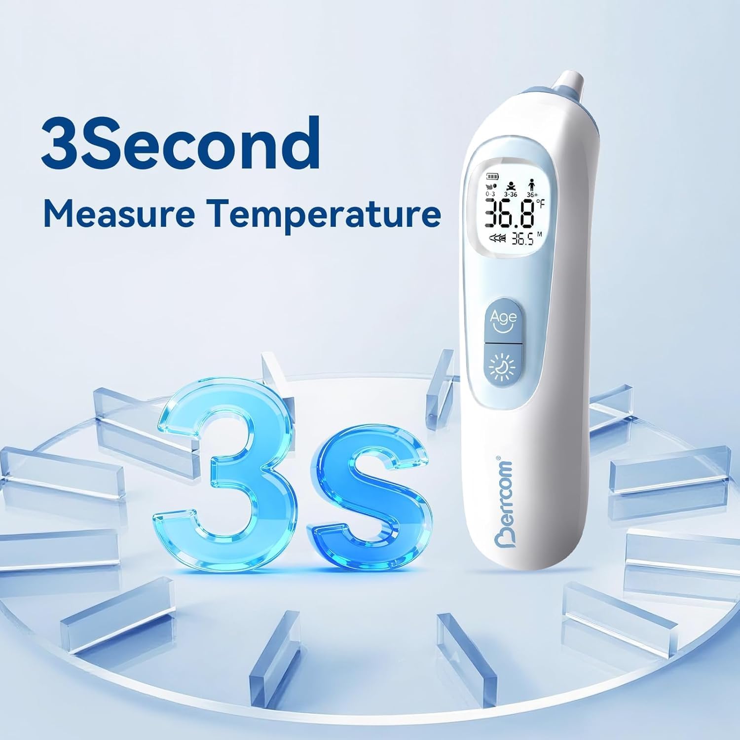 berrcom-ohrthermometer-mit-vorgew-rmter-sonde-altersmodus-32-speicher image 6